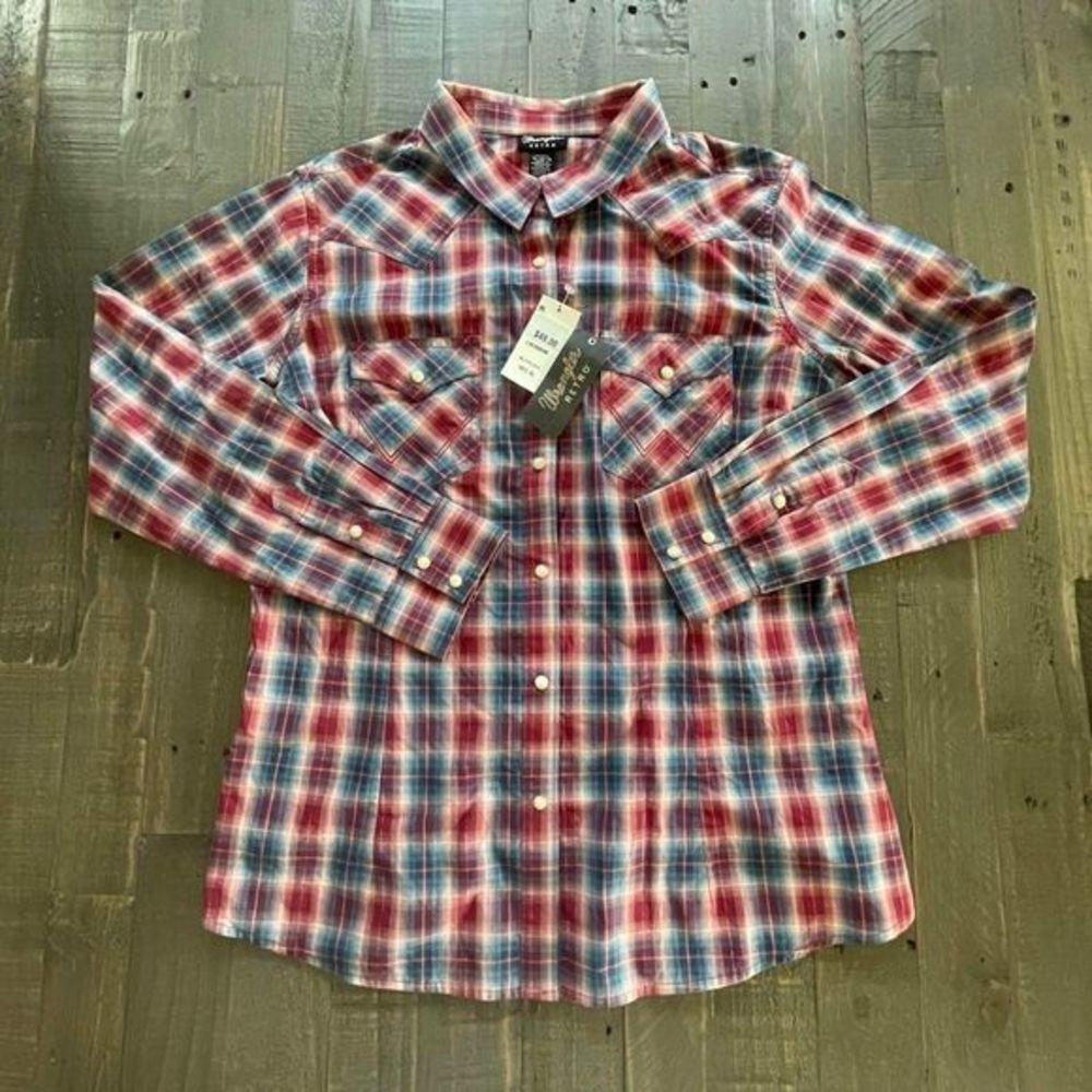 Wrangler men’s dress shirt,size XL,🆕